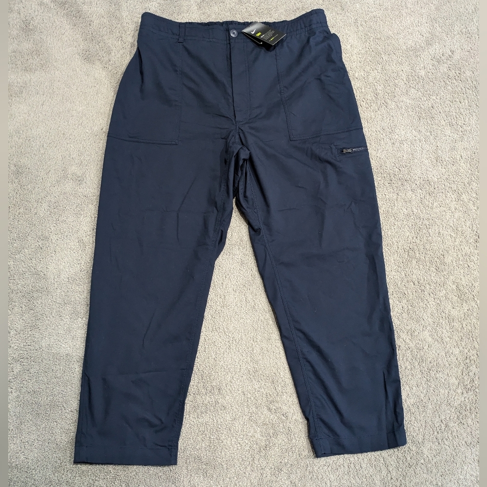 NWT Nike Golf Pants Dri-Fit Standard Fit Blue Pants Mens Sz XXL Side Pocket Draw